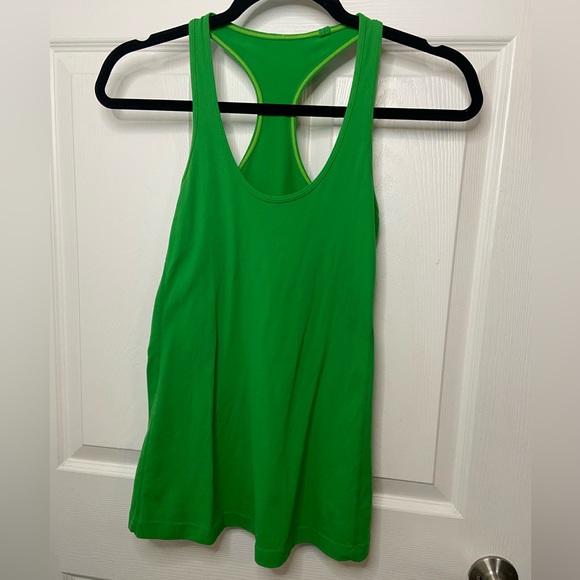 Lululemon Green Tank Top Size 4 - Picture 2 of 4